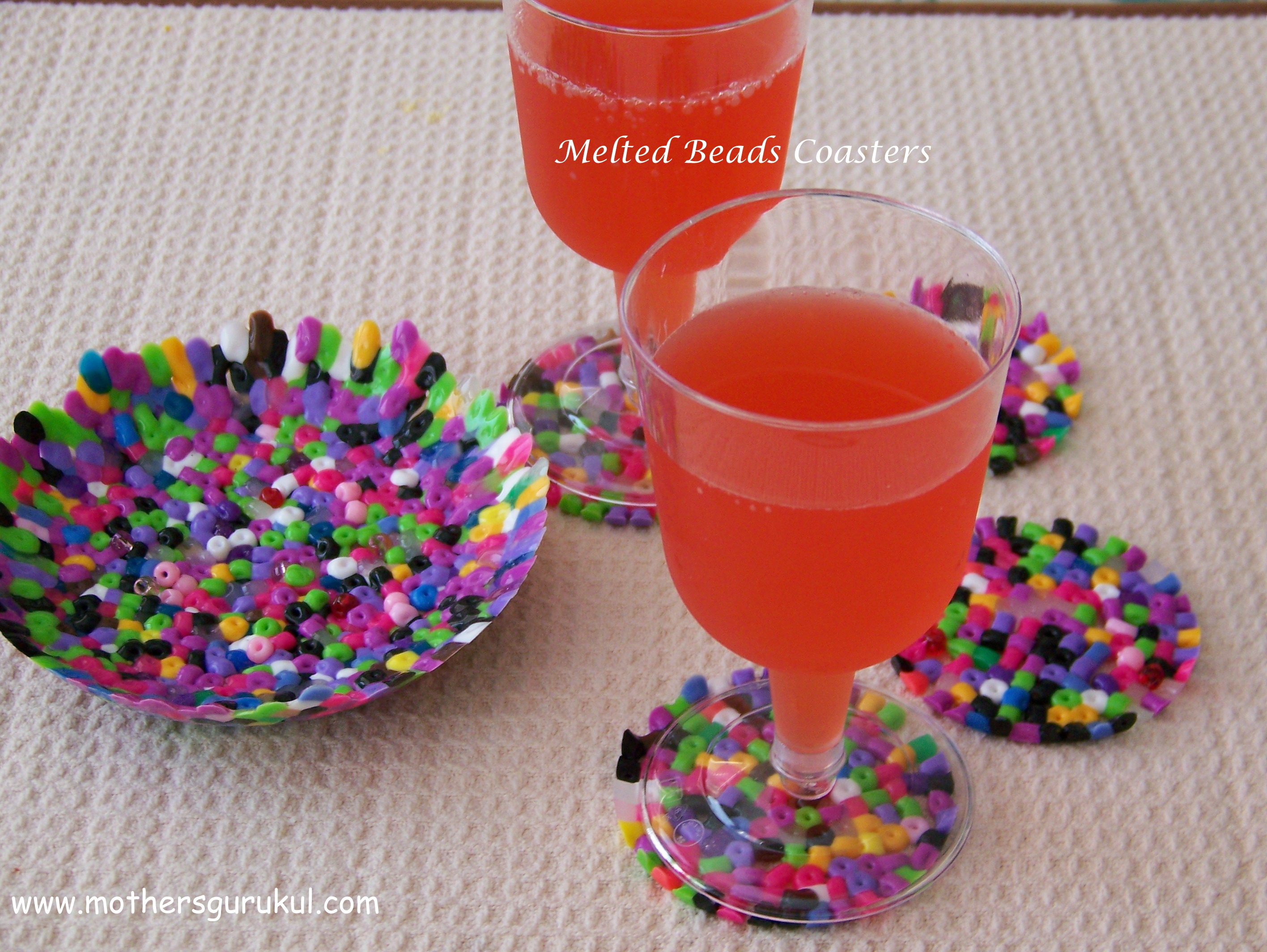 DIY: Coasters made of iron beads - Goodlives