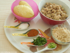 Ingredients for making kababs
