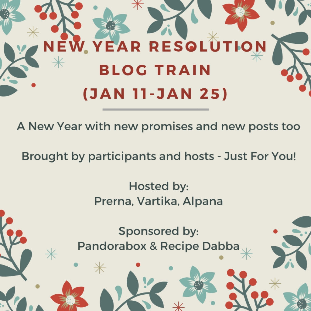 New Year resolution blog 