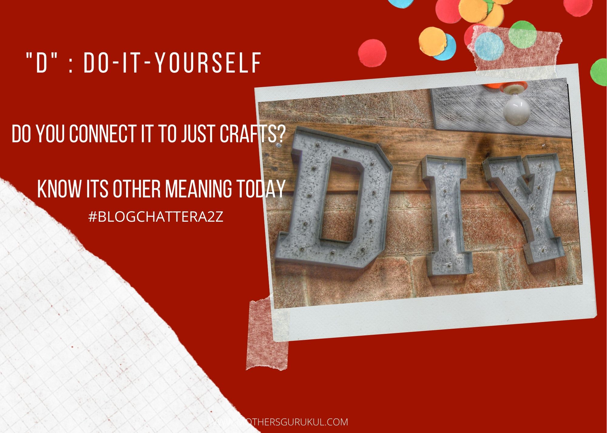 What does the concept of do it yourself DIY mean?