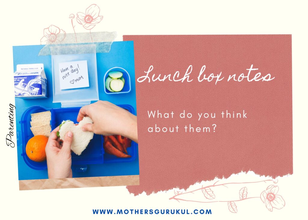 Lunch box notes- what do you think about them?