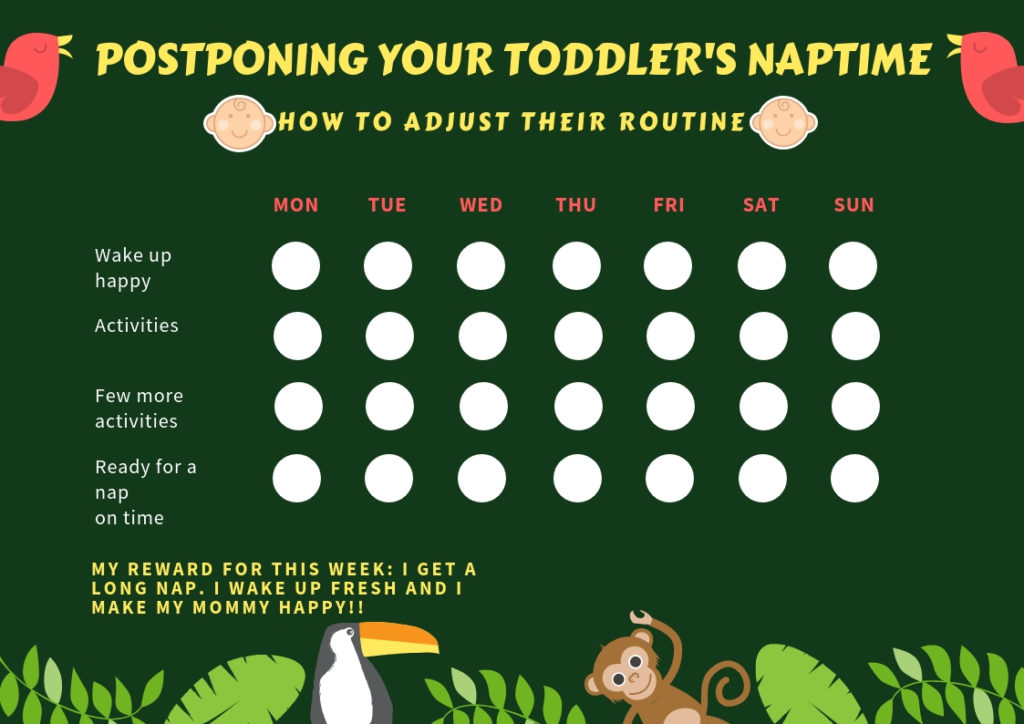 Postponing your toddler's nap time?