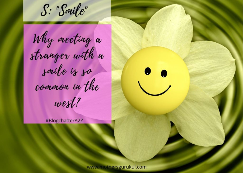 Why people love to smile in the west?