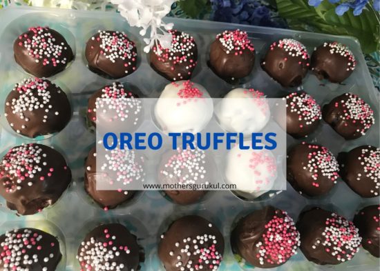 Oreo Truffles – No Bake Dessert With Just Three Ingredients