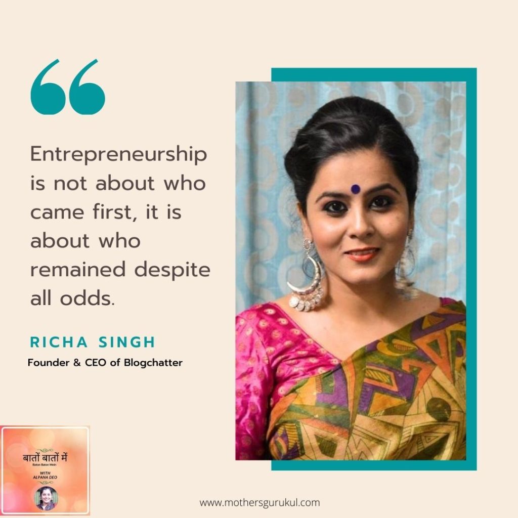Tune into the Podcast Interview with Richa Singh