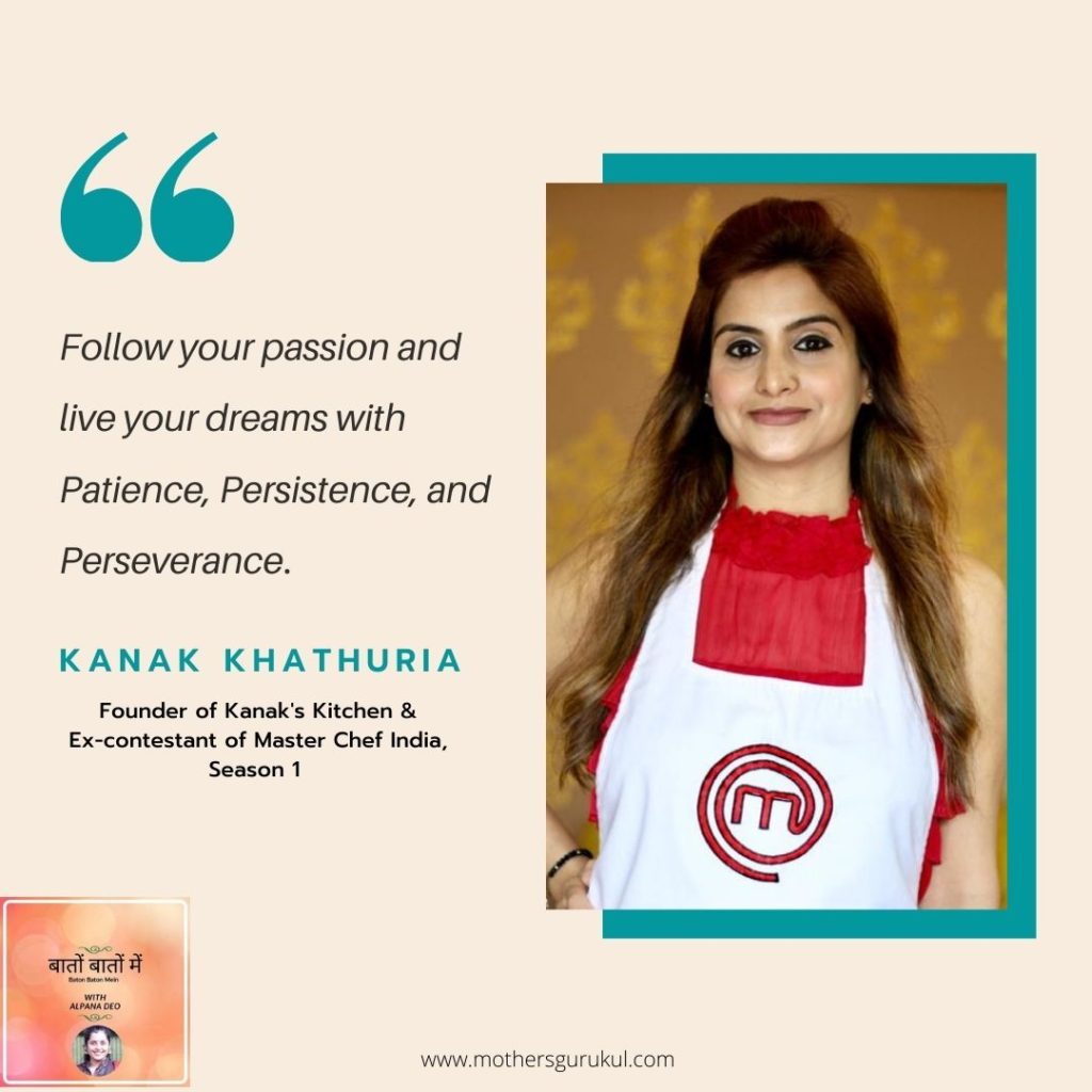 Interview with Kanak Khathuria-founder of Kanak's Kitchen