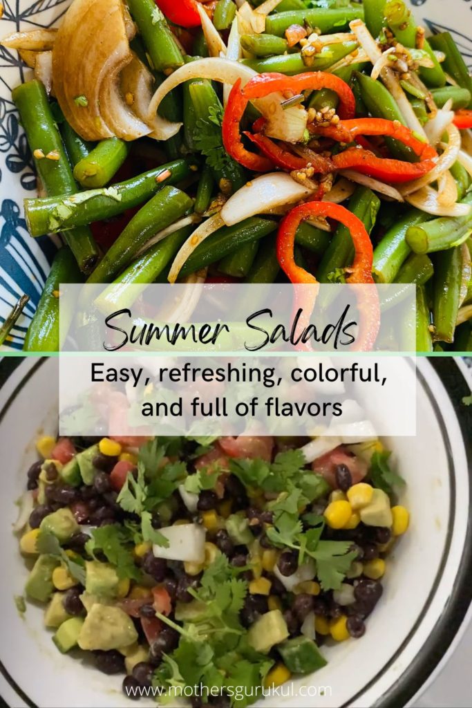 Summer Salads – easy, refreshing, colorful, and full of flavors
